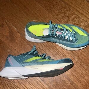 adidas Blue and Green Athletic Shoes